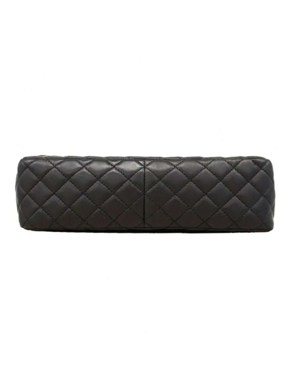 Chanel Shoulder Bag Chez Blanc Lambskin Black Silver
